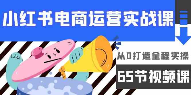（9724期）小红书电商运营实战课，​从0打造全程实操（65节视频课）-智赚网创