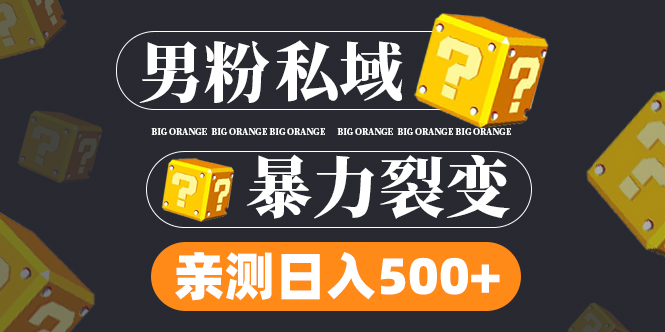 男粉项目，一个作品变现1000+，新渠道新玩法，一部手机实现月入过万-智赚网创