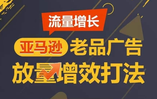 流量增长 亚马逊老品广告放量增效打法，短期内广告销量翻倍-智赚网创