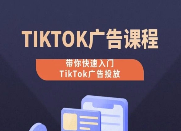 TikTok广告投放课程，从0-1实操课，带你快速入门TikTok广告投放-智赚网创